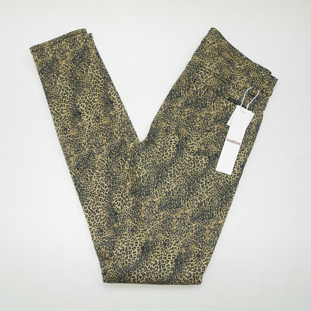 Hudson Nico Leopard Skinny Jeans